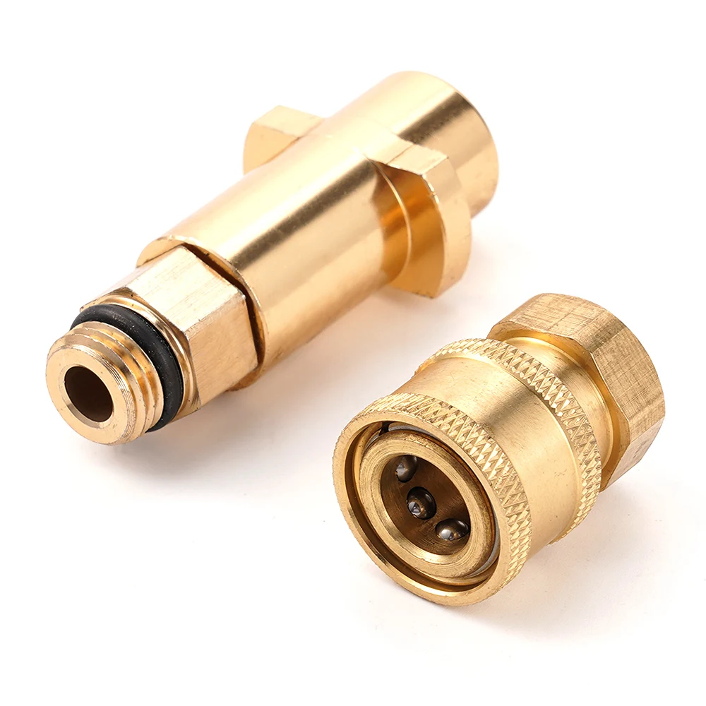 large round head copper aluminum high pressure water gun 08-Kach K series connector nozzle set K2-K7k for foam pot accessories