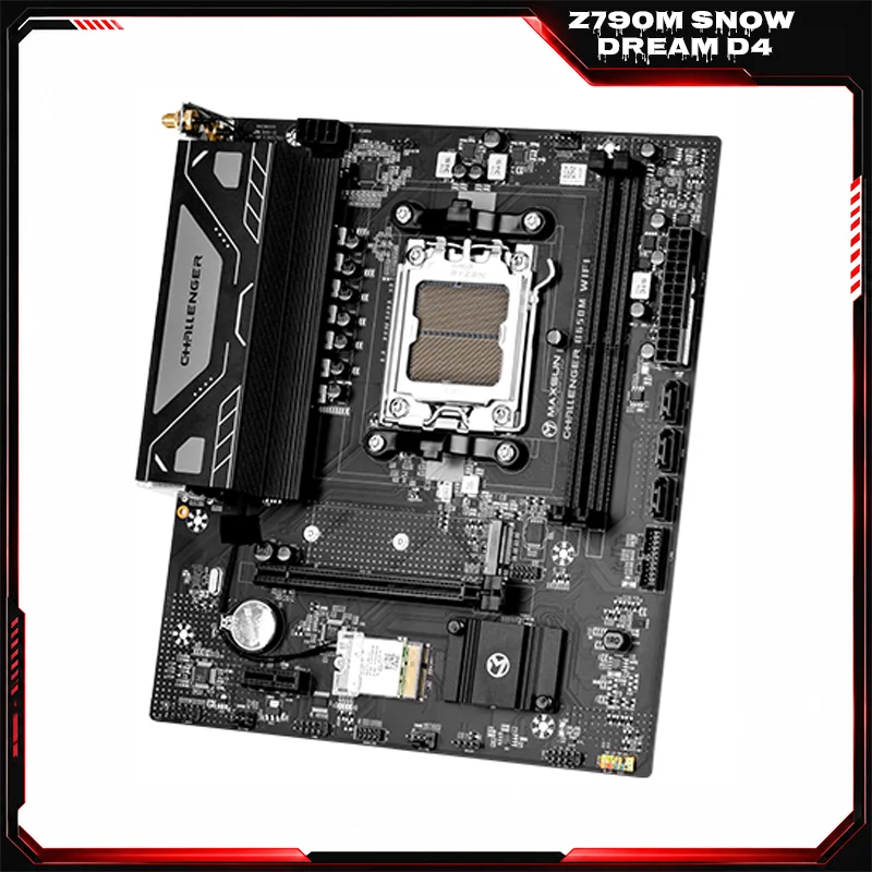 Placa-Mãe MAXSUN B650M WiFi AM5: Desempenho DDR5 para Ryzen 7000