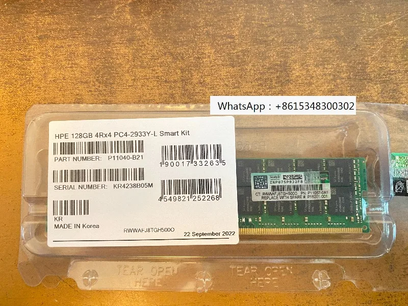 

Brand new box bag P11040-B21 HPE 128GB 4RX4 PC4-2933Y-L S-M-A-RT