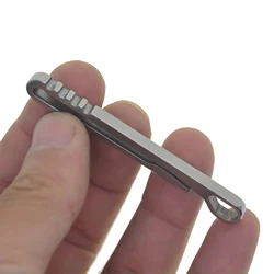 2.8 inch long fine simple304 stainless steel cobra snake U hook belt clip keychains Keyring FOB EDC housewarming gift