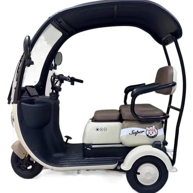 

New Canopy Electric Tricycle To Work Leisure Scooter Small High-power Household