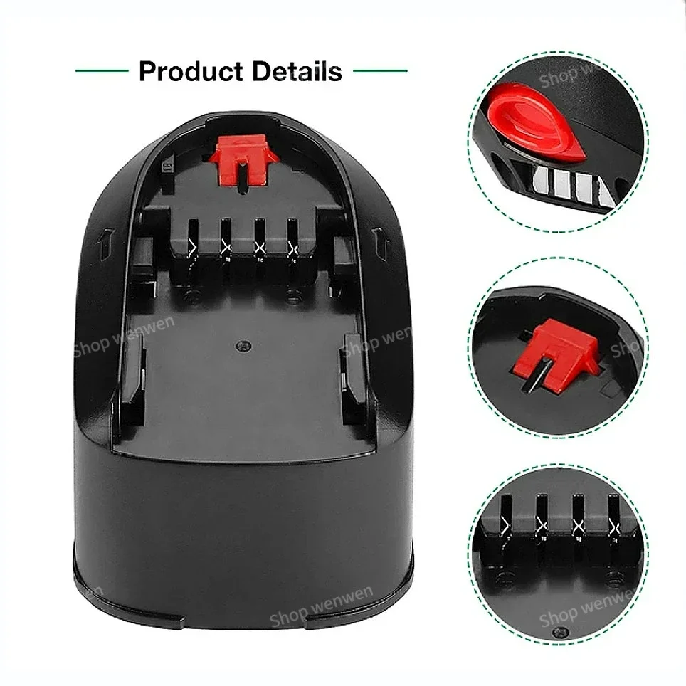 For Bosch 18V 9.8AH Li-ion Rechargeable Tool Battery PBA PST PSB PSR Bosch Home, Garden Tools (TypeC only) AL1810CV AL1815CV