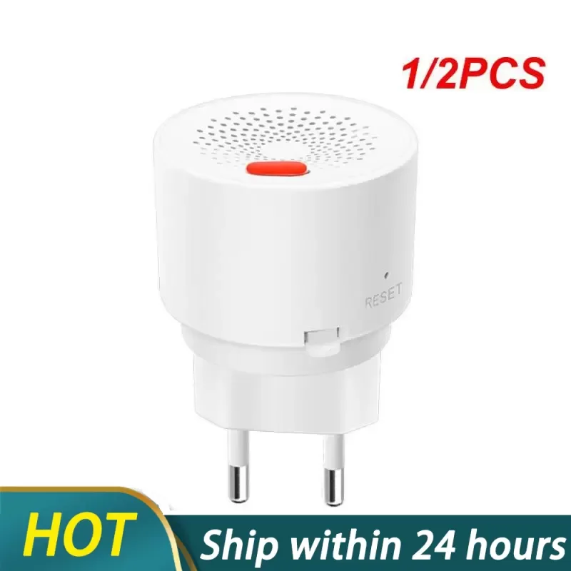 1/2PCS WiFi/GAS LPG Leksensor Alarm Fire Security Detector Tuya Smart Leven APP Controle veiligheid Smart Home Lekkage