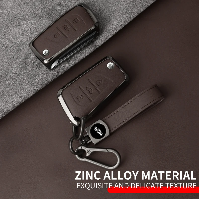 Funda Llave Aleación Zinc Cuero Resistente Protector Mando Para,For Toyota Levin Camry Reiz Highlander Corolla VA2 Toy48 Toy43