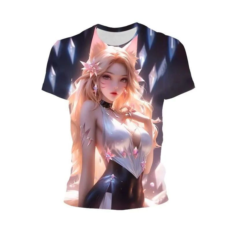 3D Graphic T Shirts Men Women Pattern Print Tops Tees Short Sleeve Trend Personality Streetwear T-shirts