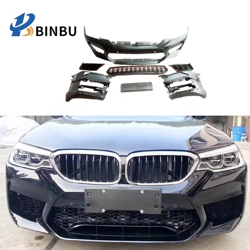 

FOR BMW 5 Series G30 G31 Front Bumper Upgrade M5 Style Refit Kit Car Modification and Upgrading M5 Sty Surround 2018-2020