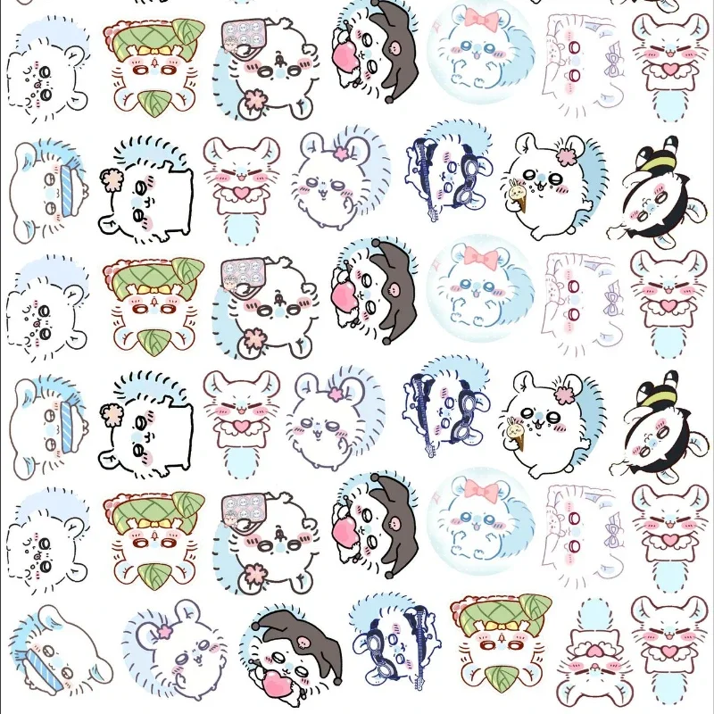

Chiikawa Cartoon Anime Peripheral Cute Momonga Printing Thick Double-layer Acrylic Sheet Phone Case Keychain Handmade Jewelry