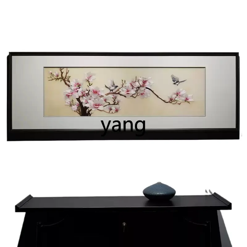 

LMM pure hand embroidery living room bedroom new Chinese high-end art decorative painting Su