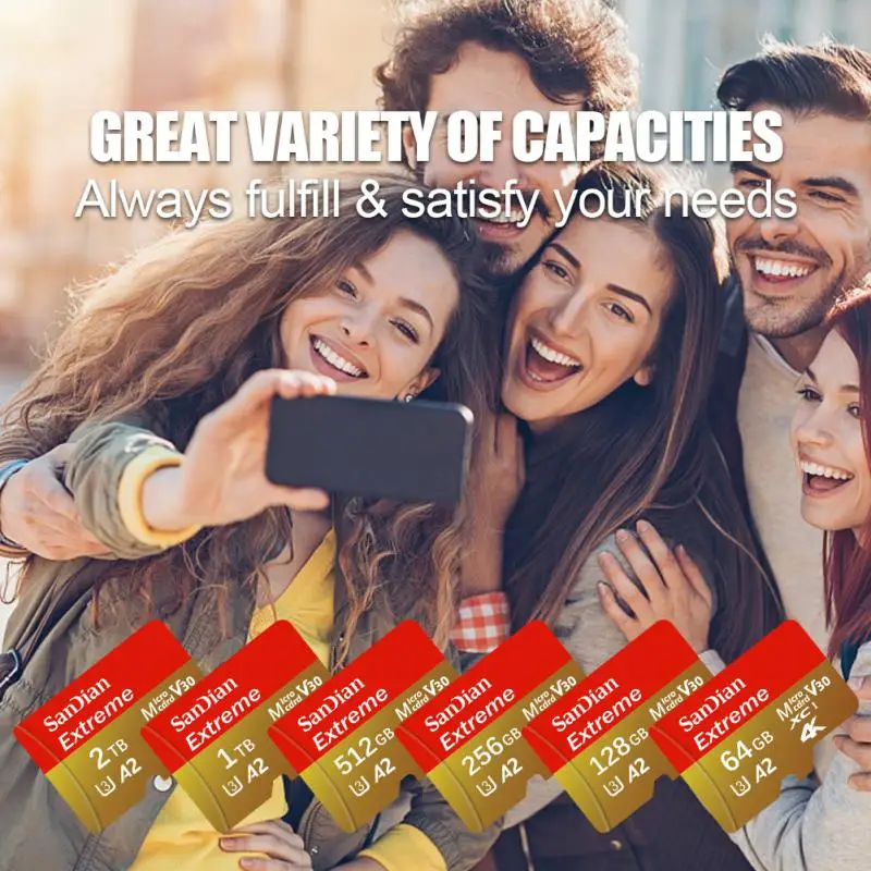 NEW Micro TF SD Card 64GB 128GB Original High Endurance 150MB/s Memory Card V10 V30 Class 10 TF Card 4K Video For camera