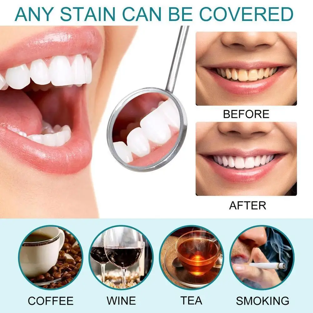 Teeth White Paint Anti Pigmentation Remove Smoke Stains Bad Breath Clean Tartar Oral Care Paint Whitening Tooth 1/2/3pc