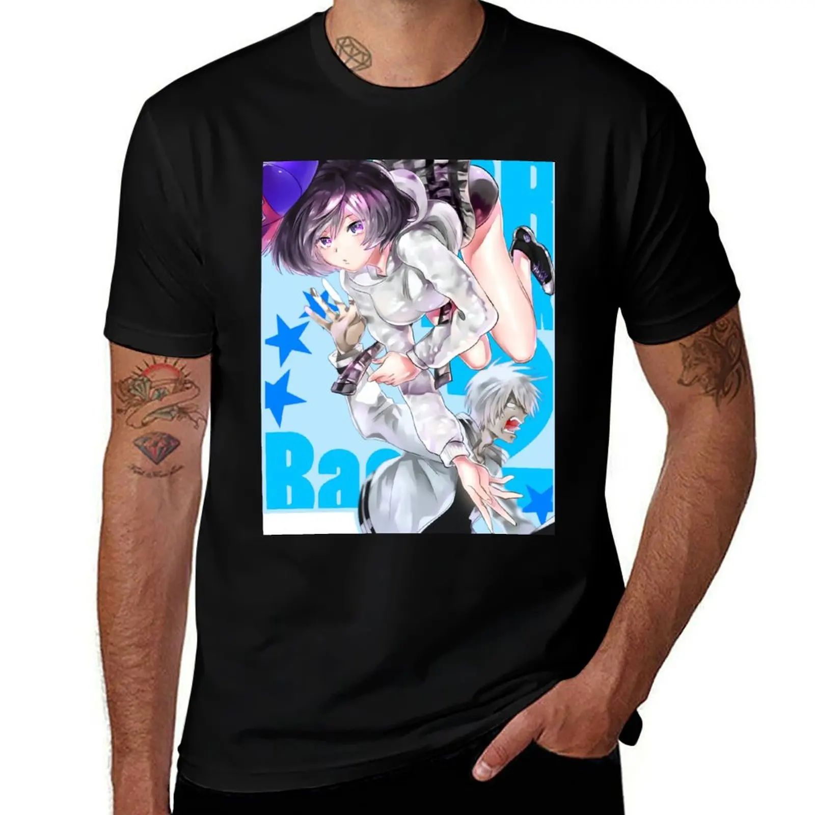 

Chain Sumeragi Kekkai Sensen Artwork For Otaku T-Shirt Blouse plain quick-drying t shirt for men