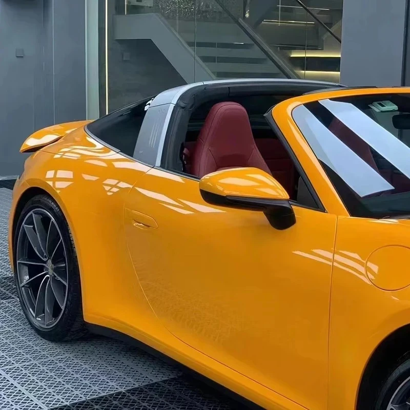 Hot Selling Glossy Orange TPU Self Healing Colored PPF Paint Protection Film For Car Body