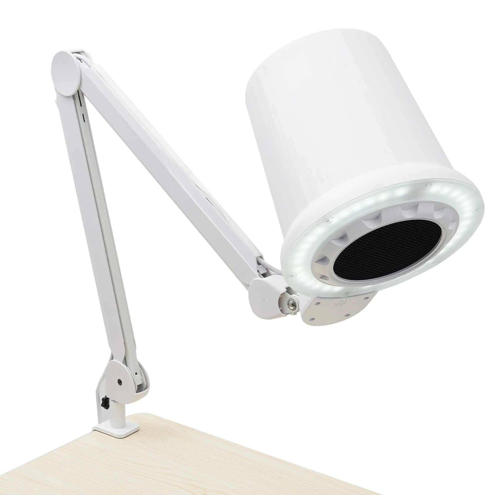 Aspirateur à ongles 55W, Table de manucure professionnelle, collecteur de poussière d'ongles, aspiration avec lumière LED pour Salons de manucure