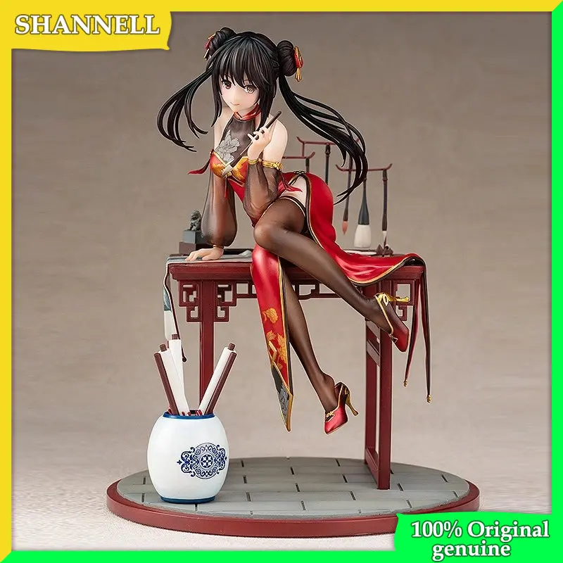 Date a Live Tokisaki Kurumi Beauty in calligraphy and painting Original genuine PVC Action Figure Anime Model Toys Doll Gift