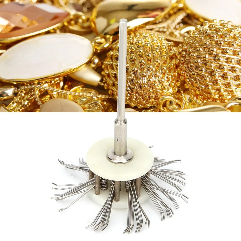 2.35mm standard shank Jewelry Sanding Needle With handle integrated design Sand drawing function Metal Surface Polishing Tool