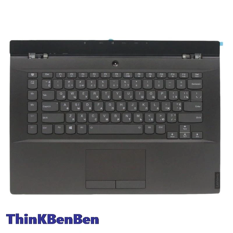 UKR Ukrainian Black Keyboard Upper Case Palmrest Shell Cover For Lenovo Legion Y740 15 15ICHg 15IRH g 5CB0S16449