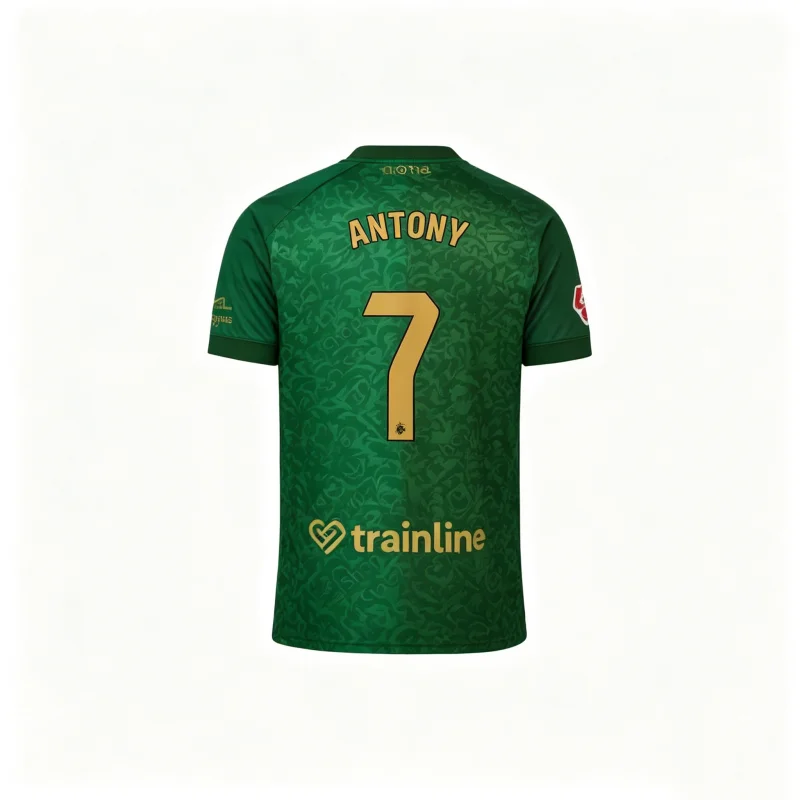 2026 Abde Ezzalzouli No.10 Antony No.7 Football Jersey Men Women Match Training Breathable Soccer T-Shirt Betis Family Kids Tees