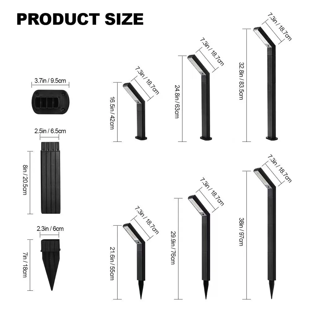 Solar Lights Outdoor Seven Character Solar Lawn Light Outdoor Home Courtyard Villa Garden Landscape LED Solar Garden Light