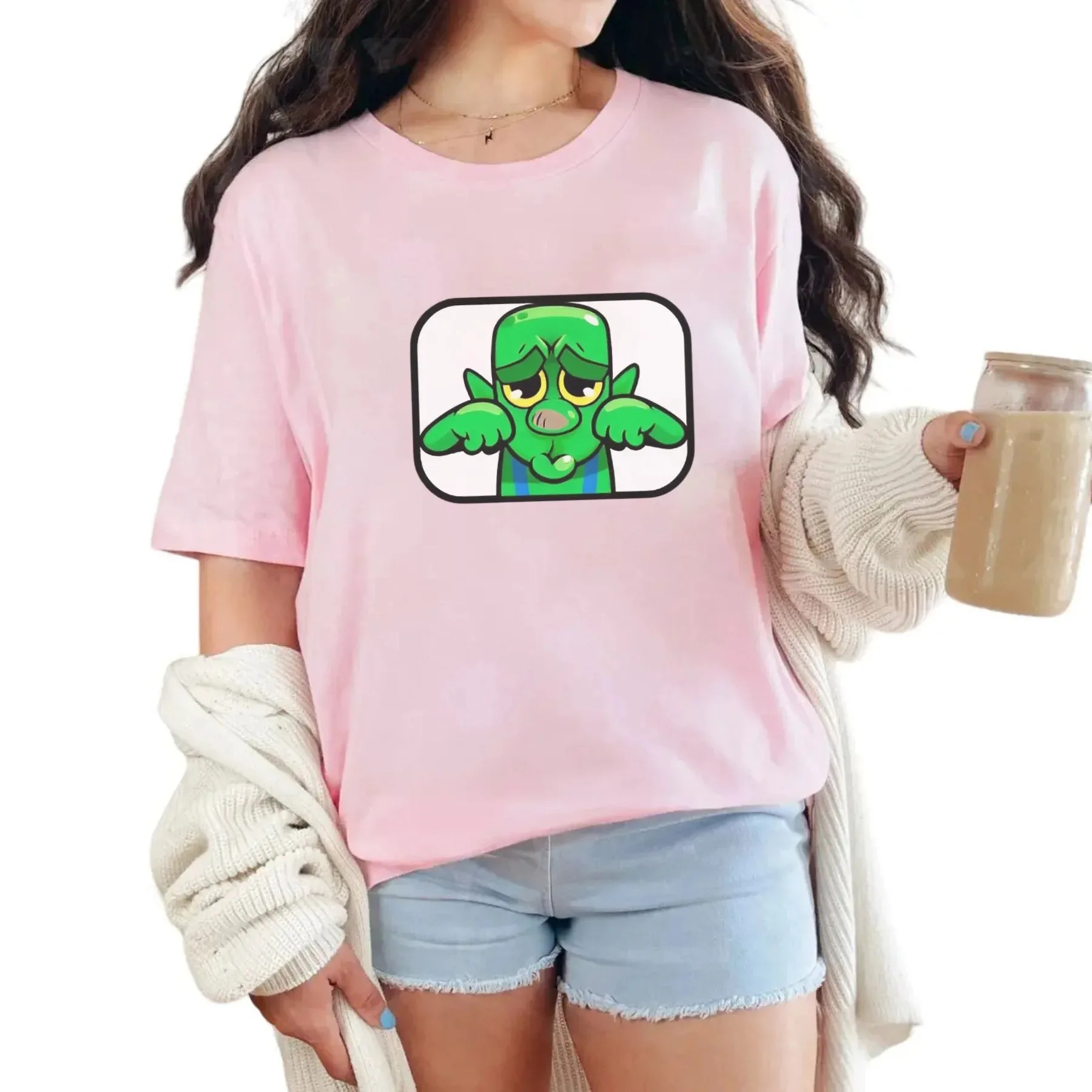 _BOOHOO_ تي شيرت ساخر - تي شيرت للجنسين فاخر عالي الجودة لكل من الرجال والنساء، عرض ساخن للصيف Y2k