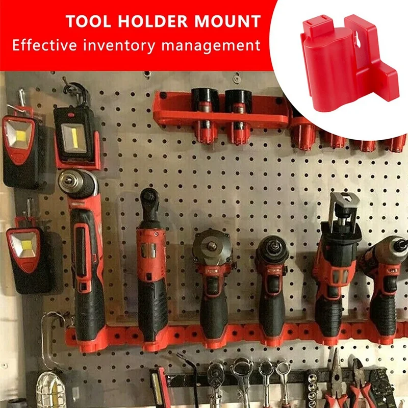 4 Pc Tools Power Battery Mounts Storage For Milwaukee M12 12V Holder Drill Tools Holder Wall Mount Storage Bracket Base