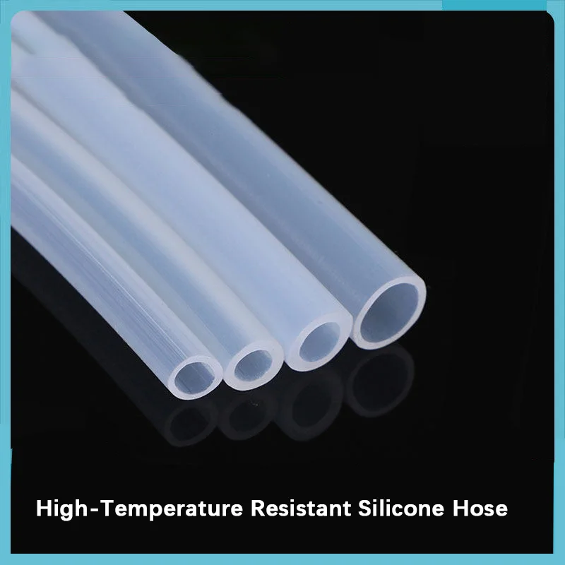 1-10m Transparent Flexible Silicone Tube High Temp Resistant Odorless Sealing Hose for Laboratory Horizontal Leveling Plumbing