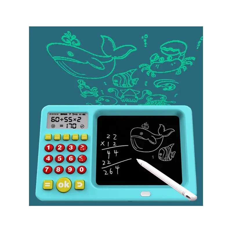 

Children's intelligent oral computer math treasure practice machine handwriting drawing board calculation two-in-one