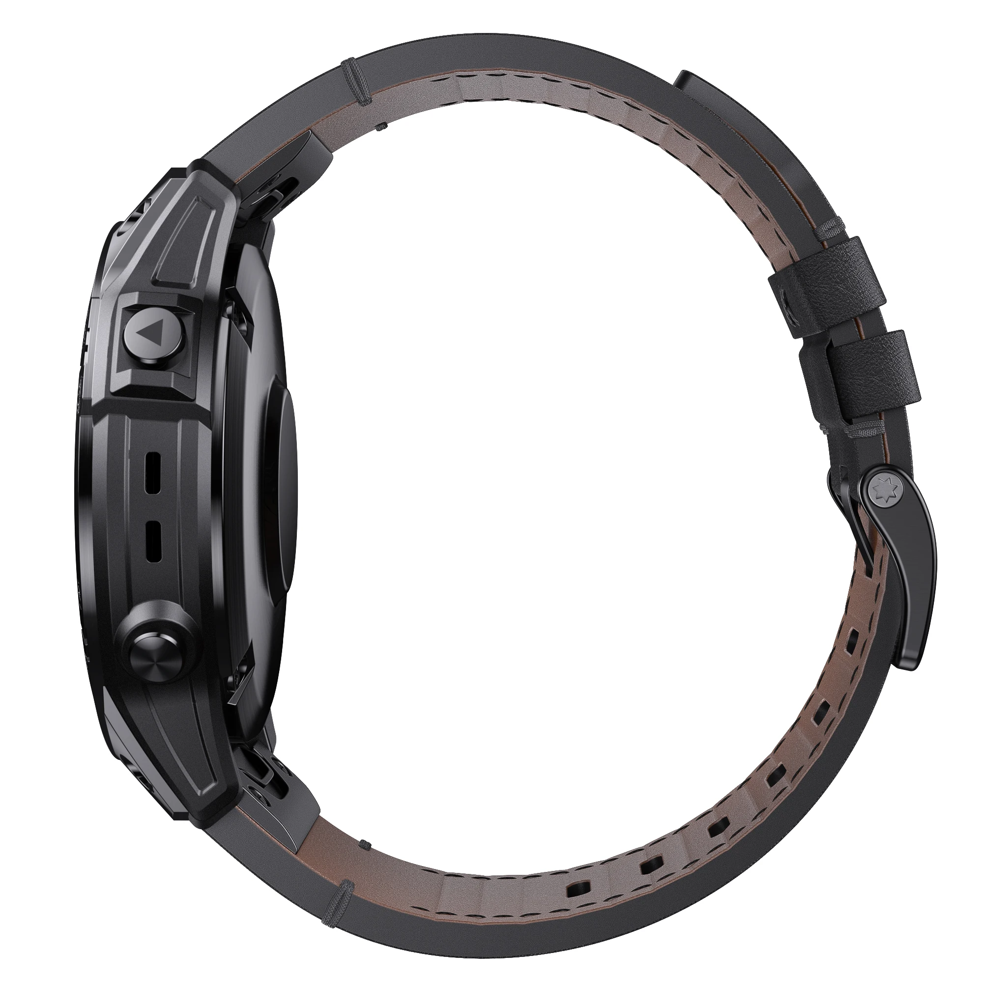 Correa de cuero genuino para Garmin Fenix, pulsera de 22 y 26MM, 6/6 Pro/5/7, 7X/6X Pro/6X/5X/5X Plus