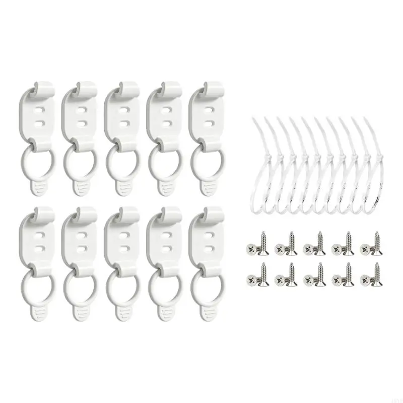  Cable Routing Holders with Stretch Band Retainer, Adhesive Cord Guide Set for Office Desk and Home Charging Areas