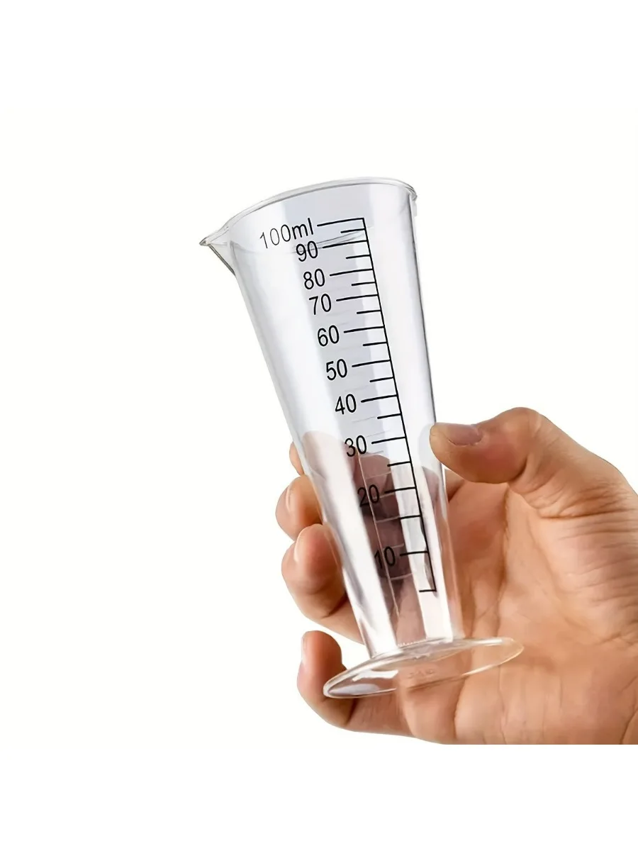 100 ml BPA-freier Messbecher mit Skala, lebensmittelechtes Küchenmesswerkzeug zum Kochen, Backen und im Restaurant