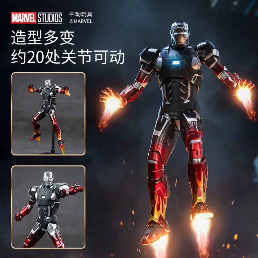 ZD 토이즈 오리지널 아이언맨 MK22 액션 피규어 토니 스타크 메카 모델 가동형 애니메이션 어벤져스 컬렉션 장난감 소년 선물