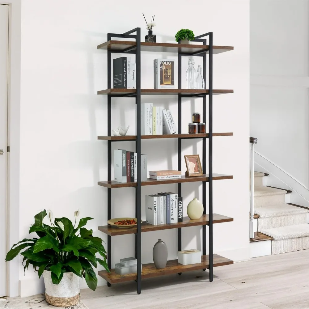 6-Tier Book Shelf, …