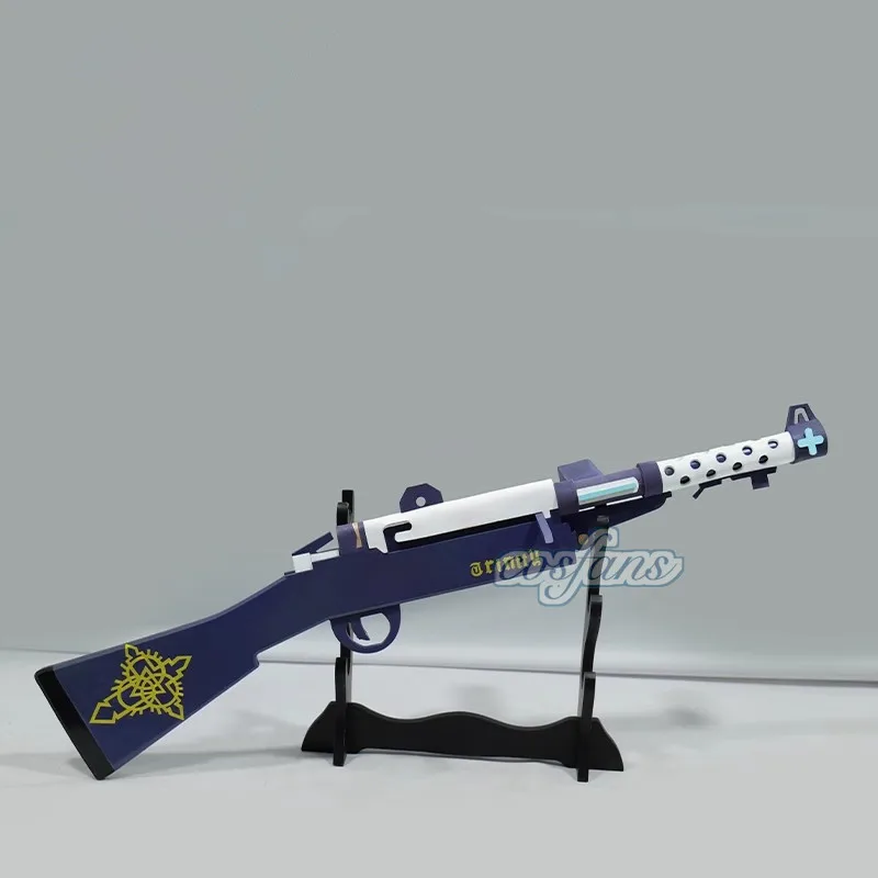 Blau Archiv Figur Mika Cosplay Requisiten Kann Feuer Modell Pistole Kunststoff Requisiten Anime Peripheriegeräte PVC Acgn Requisiten Angepasst