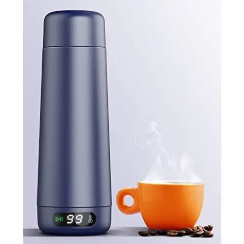 Travel Kettle Dual Voltage Portable Electric Kettle 110V-220V-240V Smart Small Water Boiler 370ML for Tea and Coffee 316 Stainl