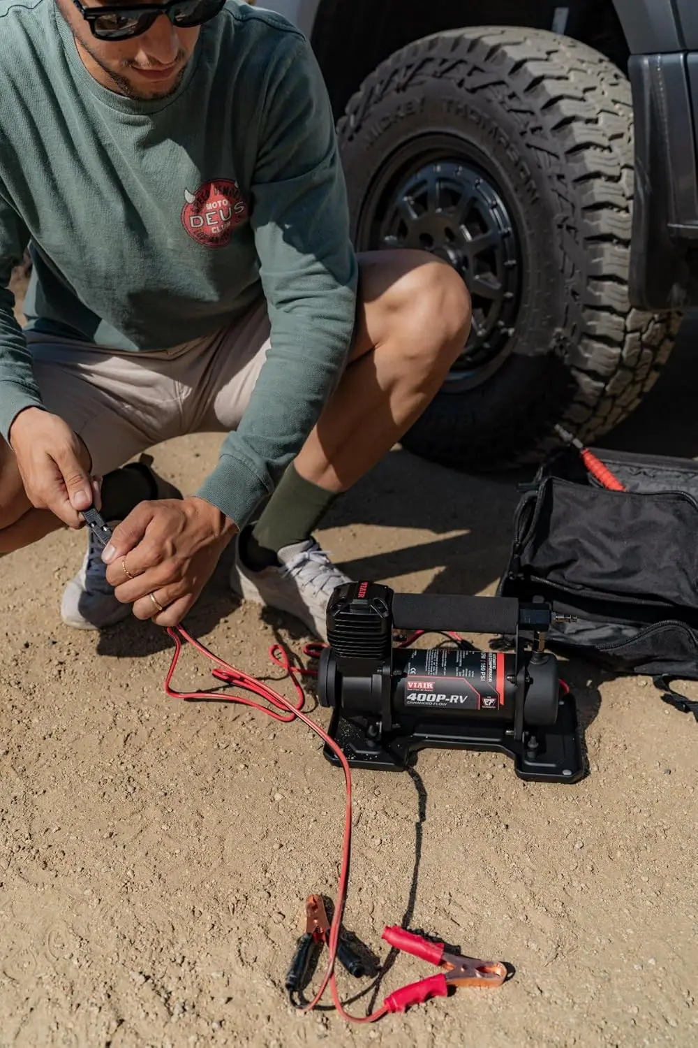 400P-RV EF Enhanced Flow – 40144 12 V Reifenfüller, tragbarer Luftkompressor mit RV-Aufpumppistole, 90-Grad-Spannfutter |   33 % Du