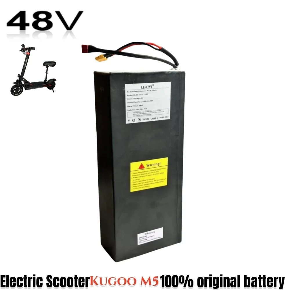 13S8P 48V 24AH لـ Kugoo M5 Kirin سكوتر كهربائي بطارية ليثيوم أصلية 1000W، 1500W مع MBS