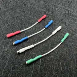 4Pcs Turntable Cartridge Stylus Universal Pure Silver Wires For Shure Ortofon LP Vinyl Record Phonograph Headshell Accessories