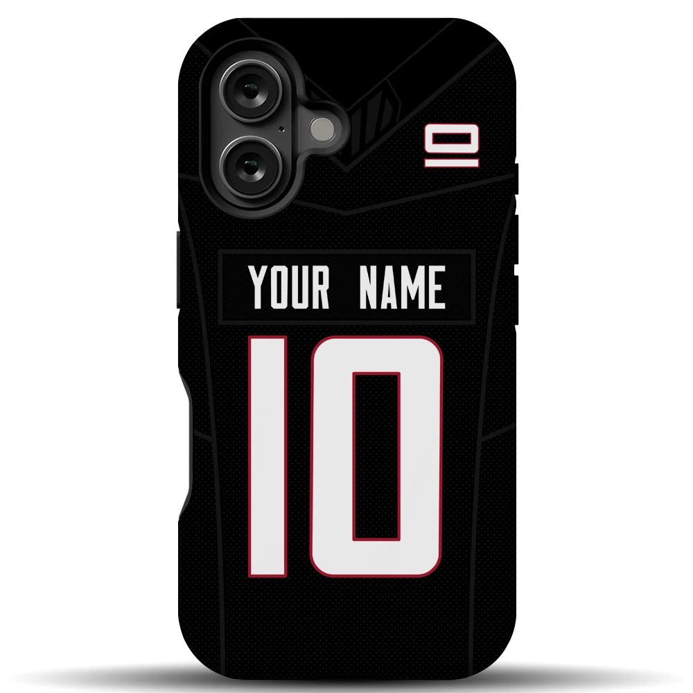24 EE. UU. Atlanta Funda de fútbol americano para iPhone 17 Air 16e 16 15 14 Pro Max 13 12 11 Mini X XS XR 7 8 6S Plus SE
