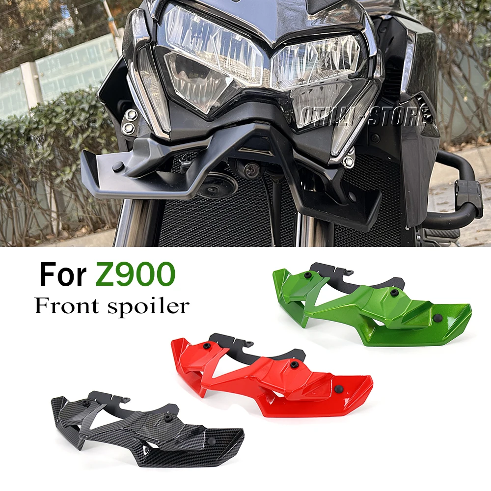 2021 2022 New Accessorie Z 900 Front Spoiler Winglet Aerodynamic Wing Kit Spoiler For Kawasaki Z900 Front Downforce Spoiler 2020