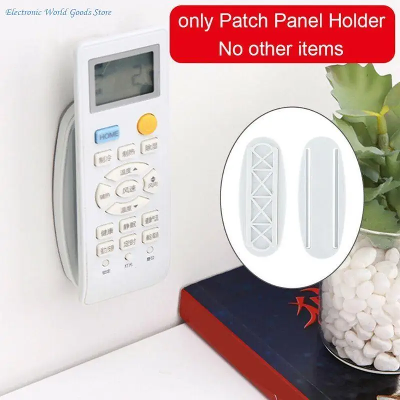 Fijador de enchufe de escritorio autoadhesivo A3PD, organizador de cables, soporte de regleta para colgar en la pared, fijador extraíble enchufable montado en la pared