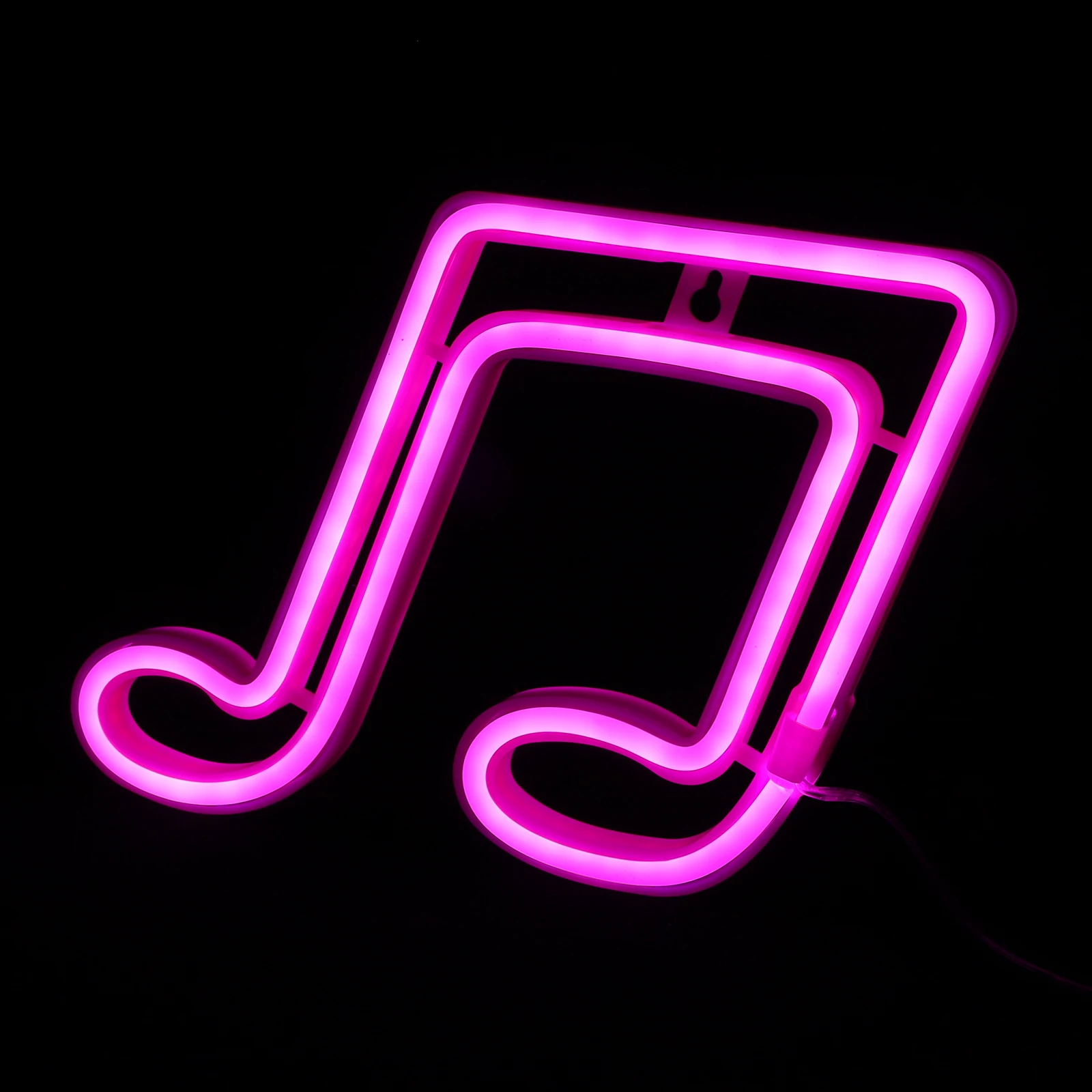 

Musical Note LED Lights PVC Material Kids Bedroom Tabletop Decor Neon Sign nament Party Festival Room Lighting Atmosphere Mild