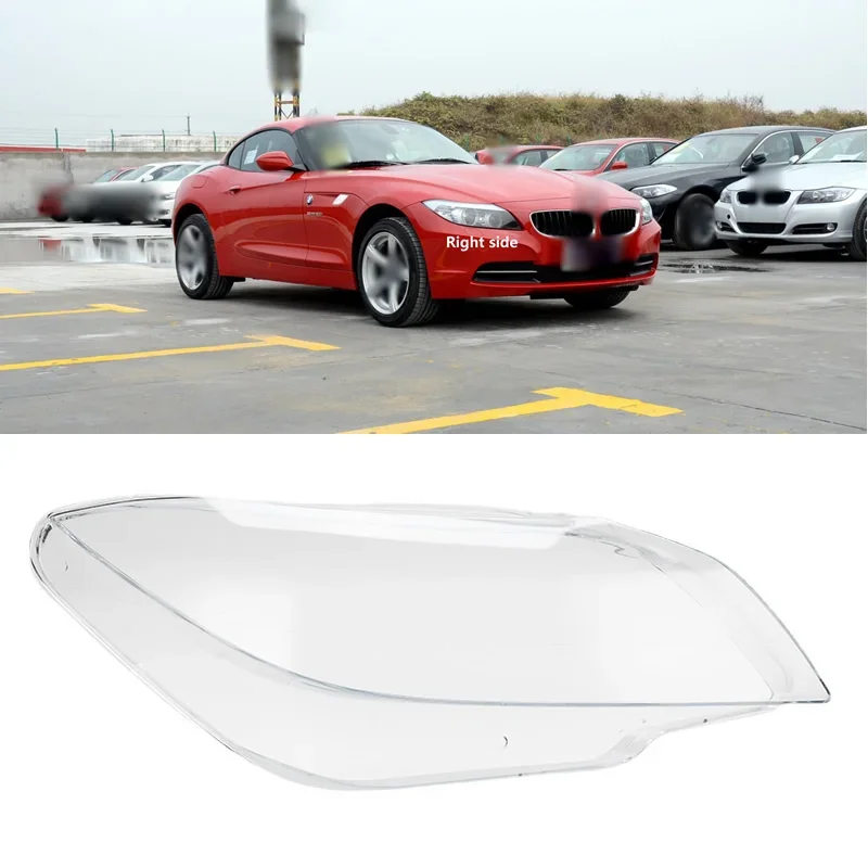 

Car Front Headlight Cover Lens Glass Headlamps Transparent Lampshade Lamp Shell Masks For BMW Z4 30i 35i 28i 2009-2014