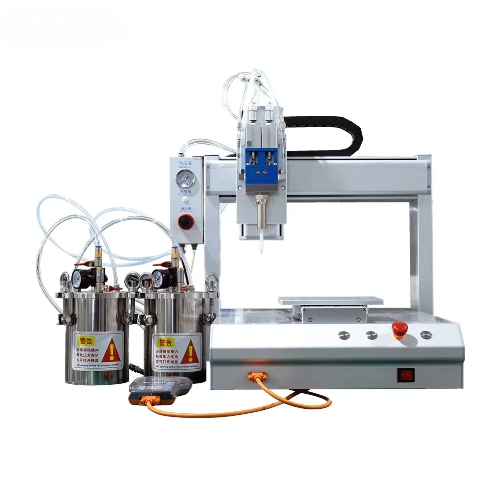 High-precision desktop automatic AB dispenser for PCB bonding tasks 3-axis dispenser robot