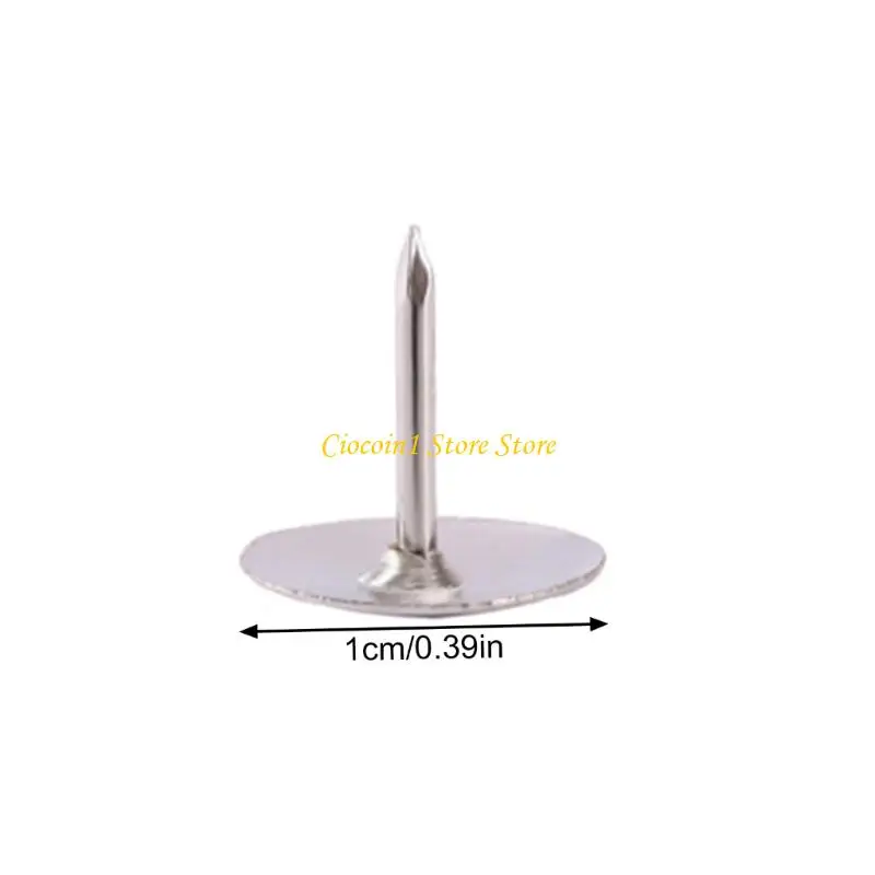 A3PC Metal Thumbtacks Push Pin Papan Pemberitahuan Cork Tacks Tacks Drawing Pin