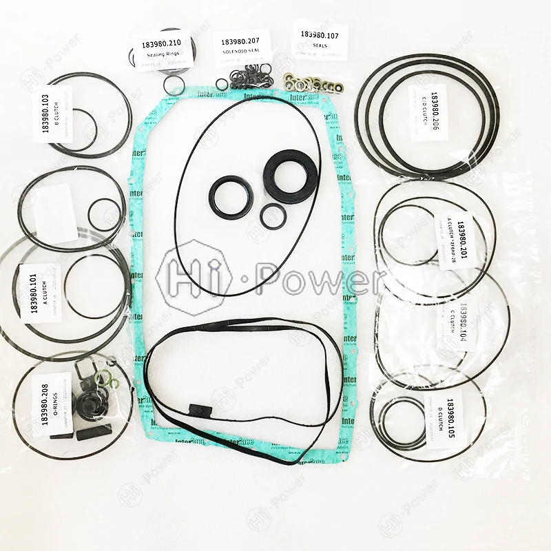 6HP-26 6HP-28 Auto Transmission Overhaul Kit Friction Plate For BMW 3 5 6 6HP26 6HP28 Gearbox Disc Oil Seal Repair Kit