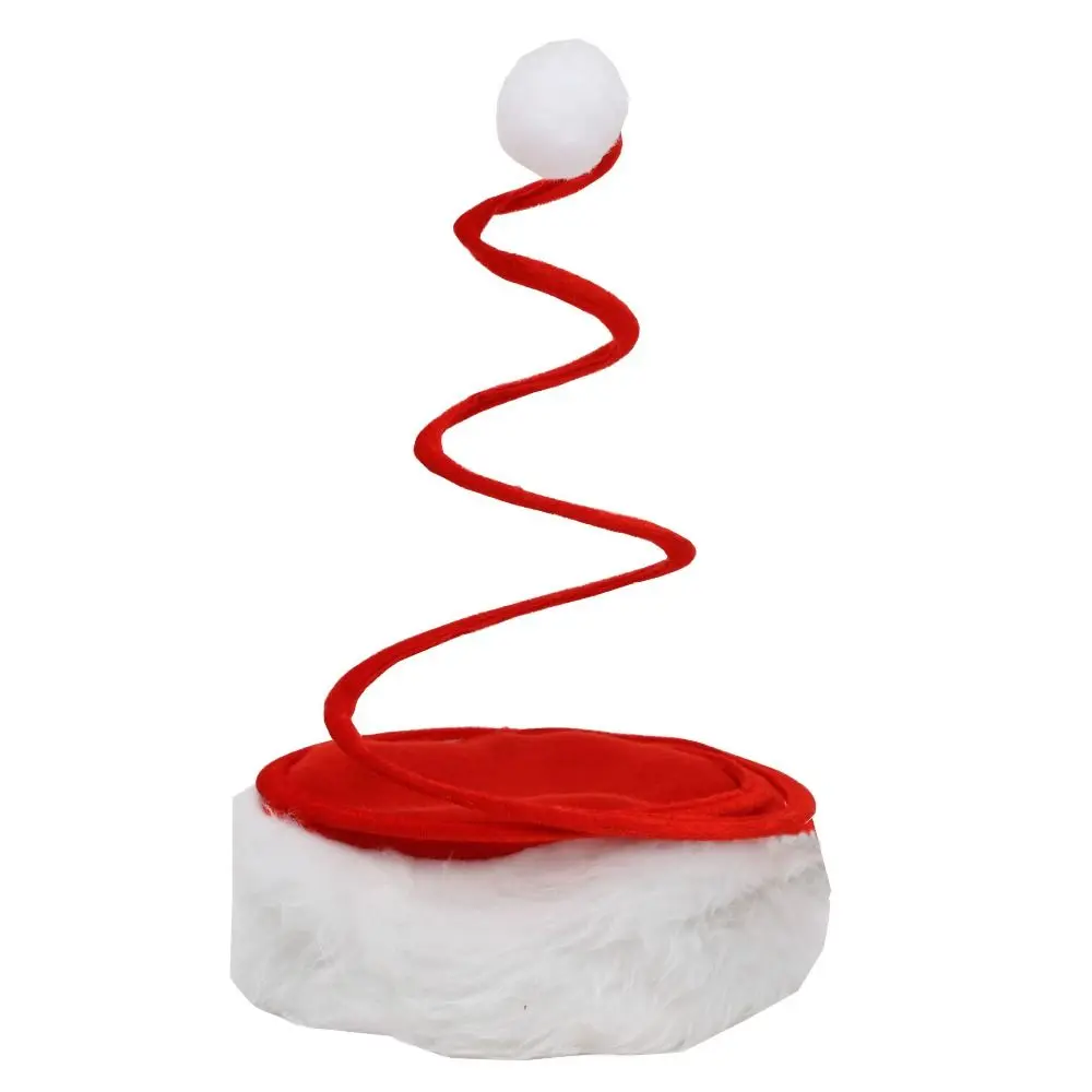 Interesting Funny Santa Claus Hat Christmas with Spring Eve Gift Hat with Lamp Creative Spring Cap for Adults and Children