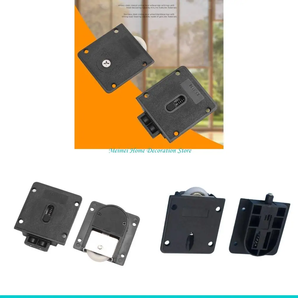 

H7BF Plastic Rollers For Old Styles Wardrobe Sliding Door Easy Installation