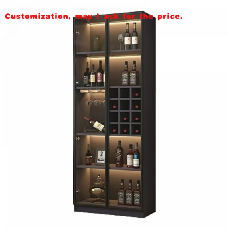 

Стеллаж для хранения вина на заказ, вертикальный винный шкаф, держатель для бутылок, винный шкаф из нержавеющей стали, бар со стеклянной витриной