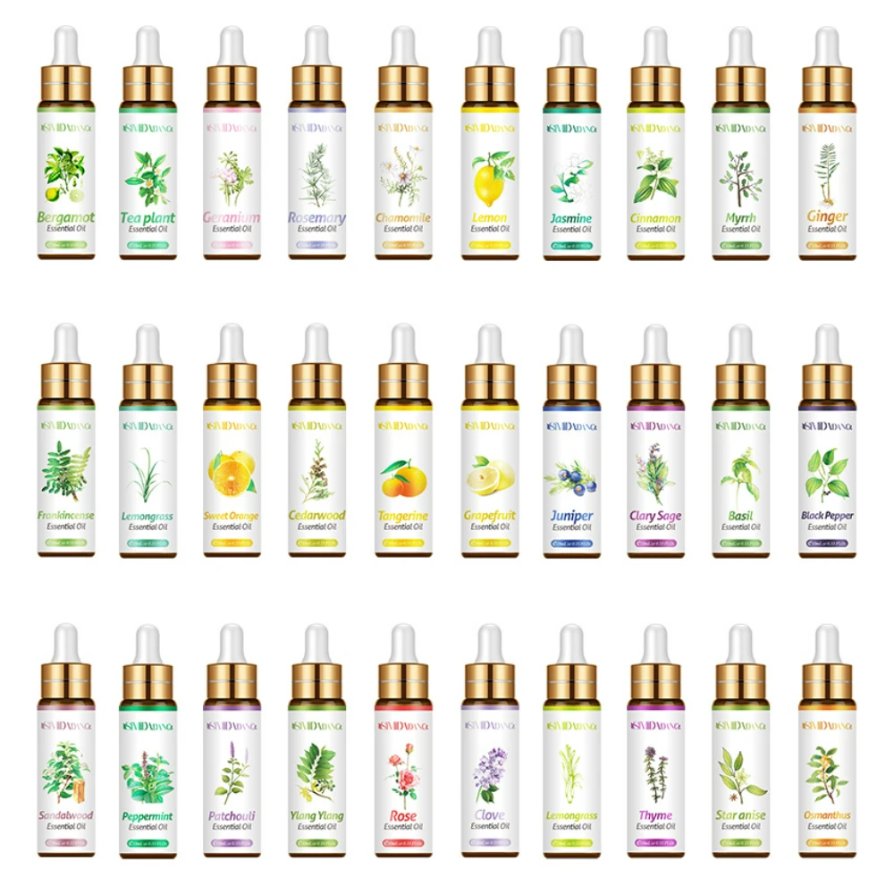 10ML Roller Vanilla Fragrance Oil Diffuser Perfume Flavoring Oil for Home Hotel Travel Aromatherapy