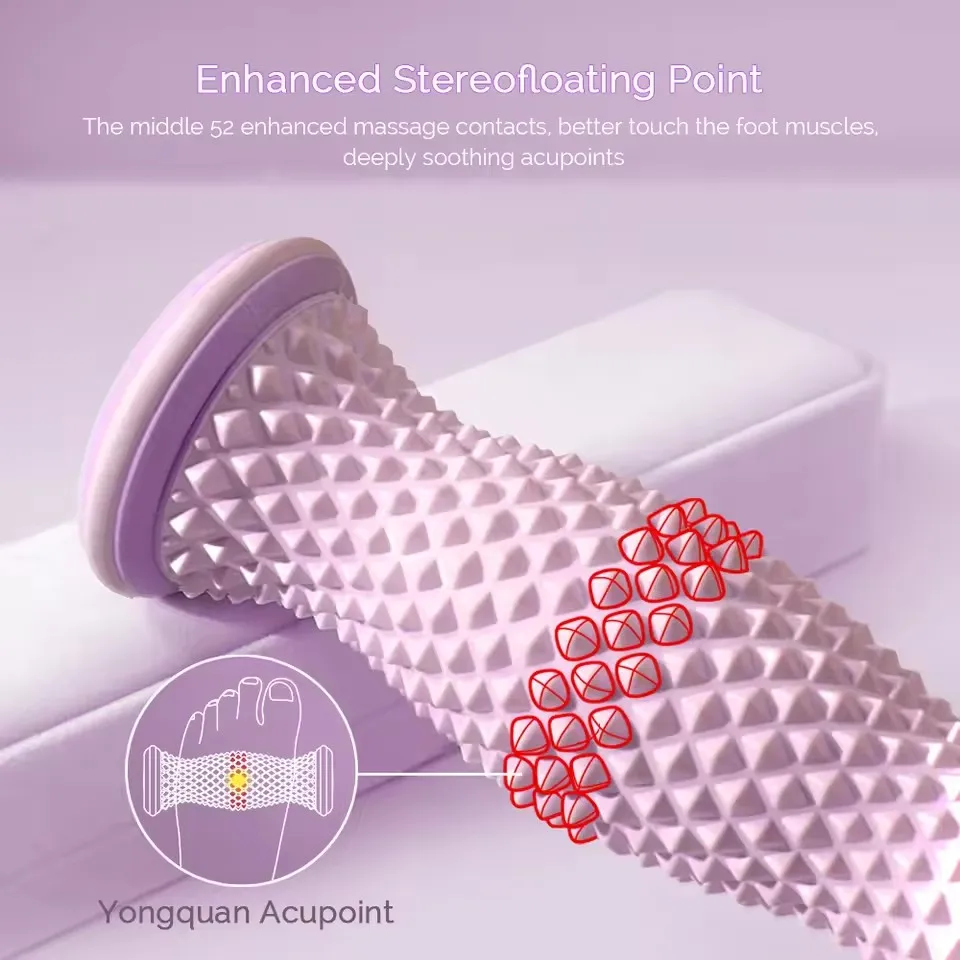 

Plastic Yoga Muscle Massage Roller Foot Training Device Multi-functional Foot Roller for Muscle Network Drainage