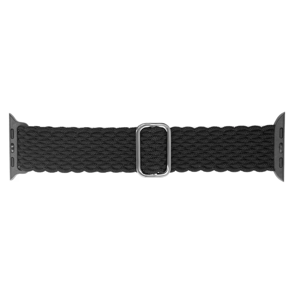 

Sliding Buckle Nylon Strap For Apple Watch Bands 44mm 40mm 49mm 45mm 41mm 38mm Soft Sport Band for iWatch Series 9 8 7 6 5 4 3